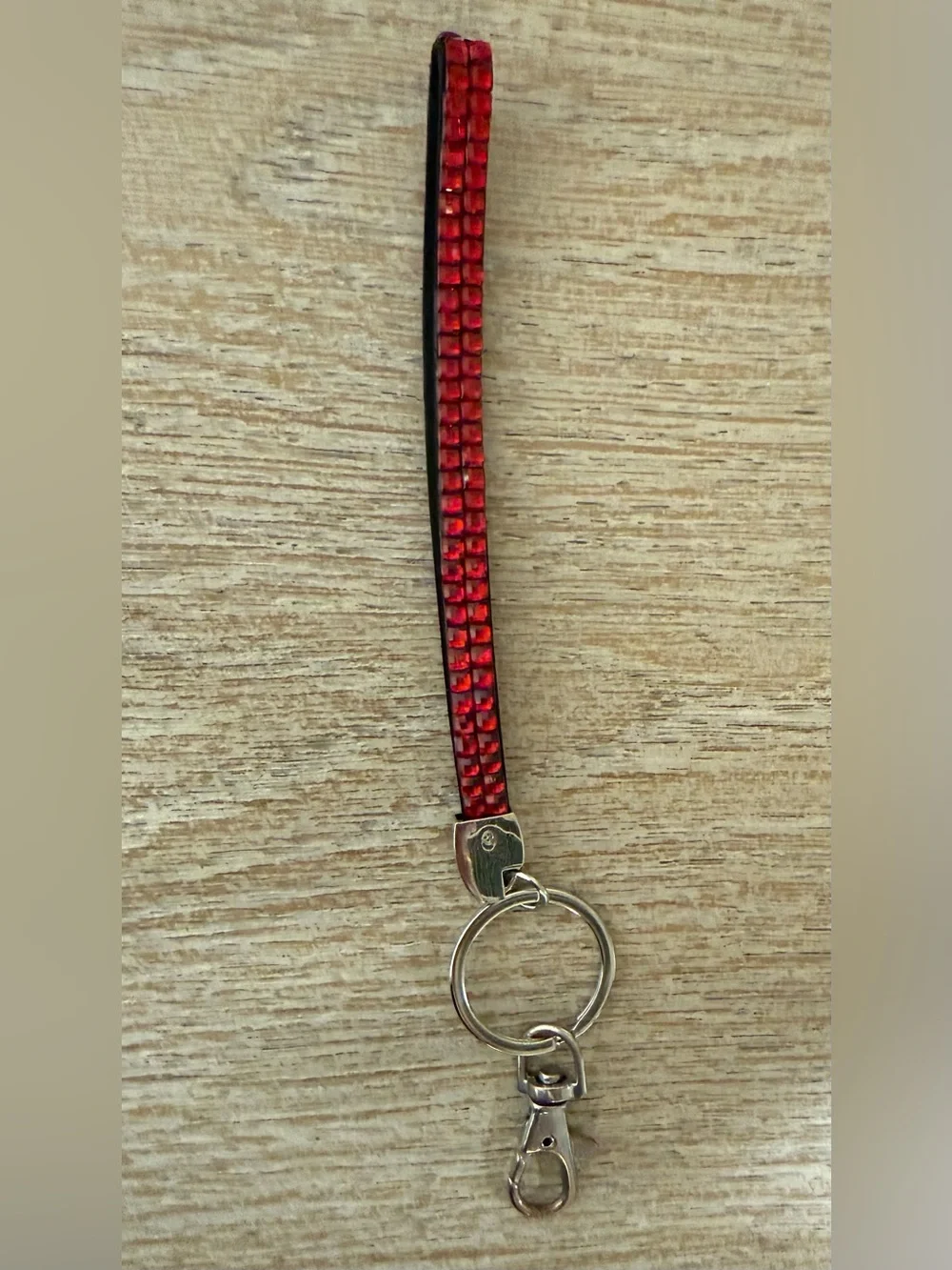 Pearl Beaded Wristlet Keychain